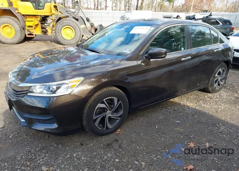 2016 Honda Accord Lx z USA, uszkodzony, nr VIN 1HGCR2F40GA025060